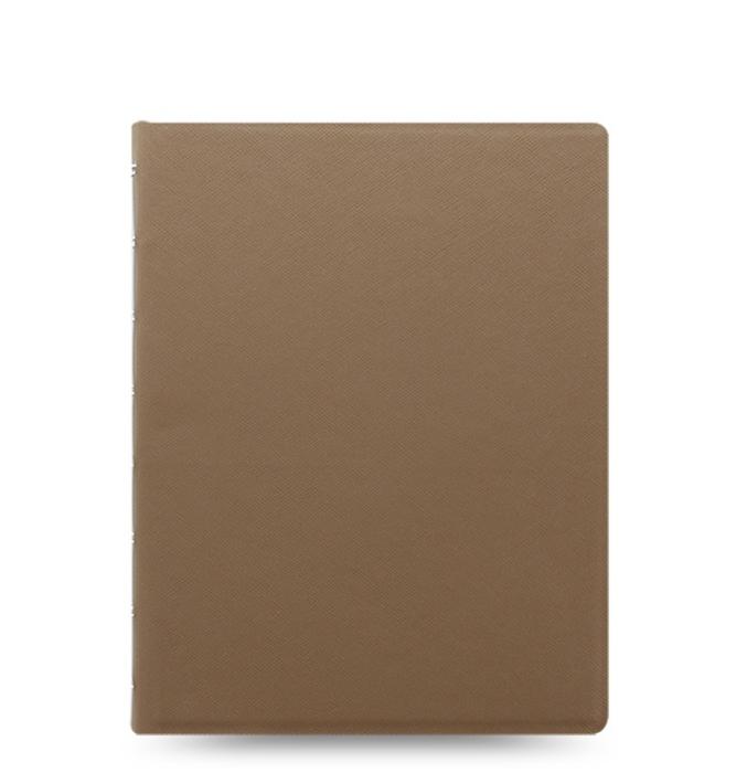 Saffiano A5 Notebook Fawn