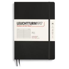 Leuchtturm Notebook B5 Soft 123s Black Linjerad