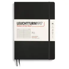 Leuchtturm Notebook B5 Soft 123s Black Linjerad