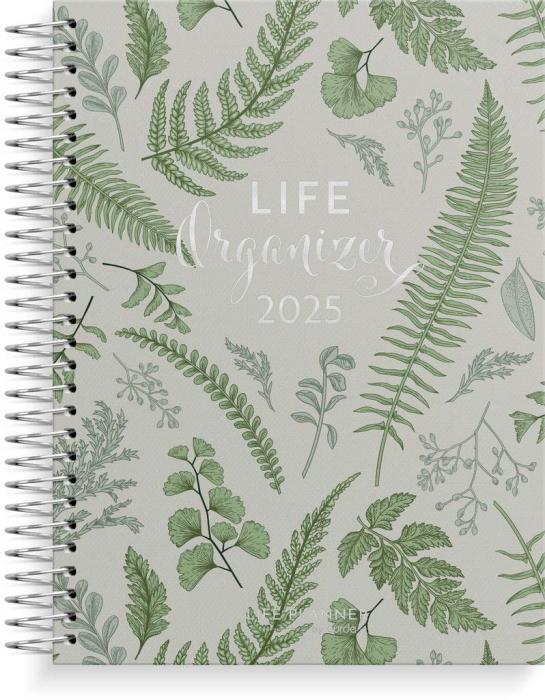 Kalender 2025 Life Organizer grön 