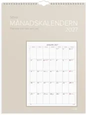 Stora M&aring;nadskalendern 2027