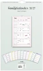 V&auml;ggkalender Pastell stickers 2027