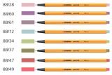 Fiberpenna Stabilo Point 88/37 Army
