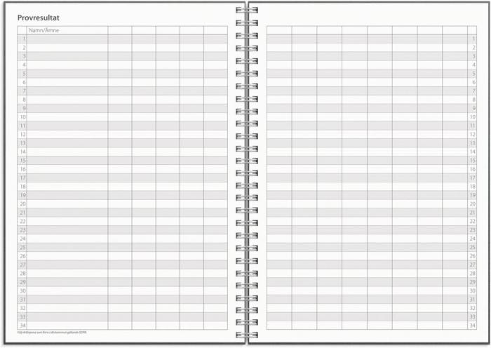 Kalender Study A5 Textile Grå 2024-2025 