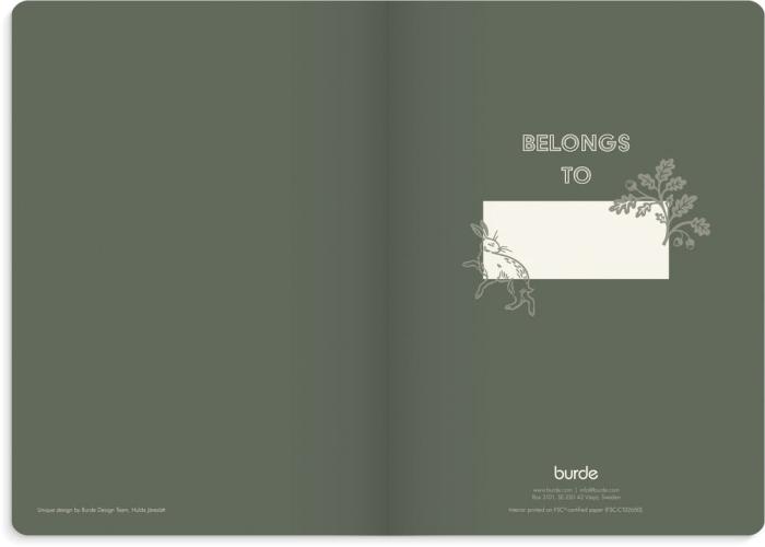 Notebook Deluxe A5 Smooth Green Forest 