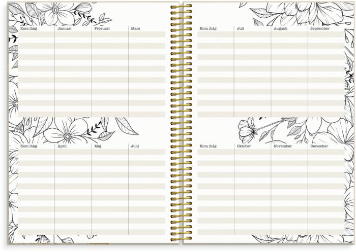 Kalender Life Planner Bloom A5 2026-2027