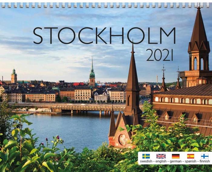 Väggkalender Stockholm 2021
