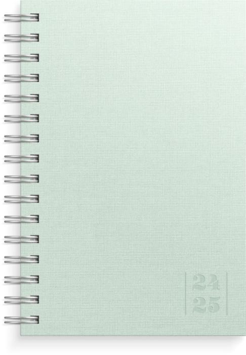 Kalender Dagbok Textile grön 2024-2025