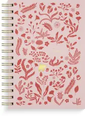 Notebook A5 Pink Botanical 