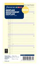 &Aring;rsplan Filofax personal 2029