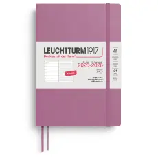 Weekly Planner/Notebook 18m 25-26 A5 Dusty Rose