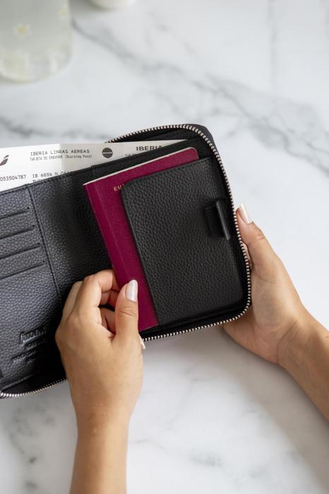 Filofax Norfolk Systemkalender Pocket Compact Zip Black