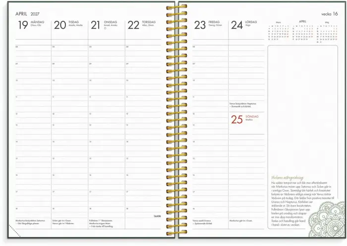 Kalender 2027 Astrologikalendern