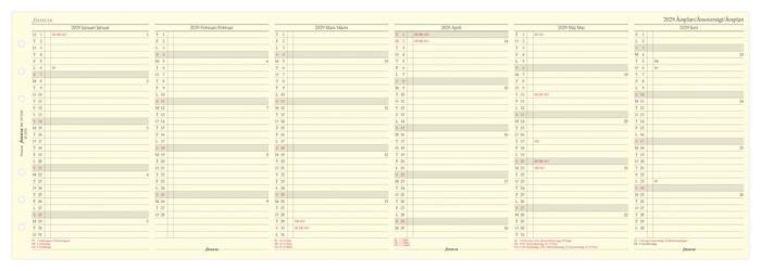 Årsplan Filofax personal 2029