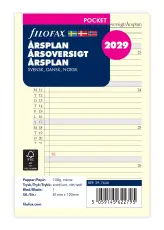 Filofax Pocket &Aring;rsplan 2029