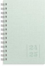 Kalender Compact Textile grön 2024-2025