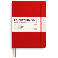 Kalender Leuchtturm1917 Vecka/notes A4+ Cherry 2027