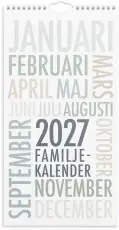 Familjekalender TrendArt 2027