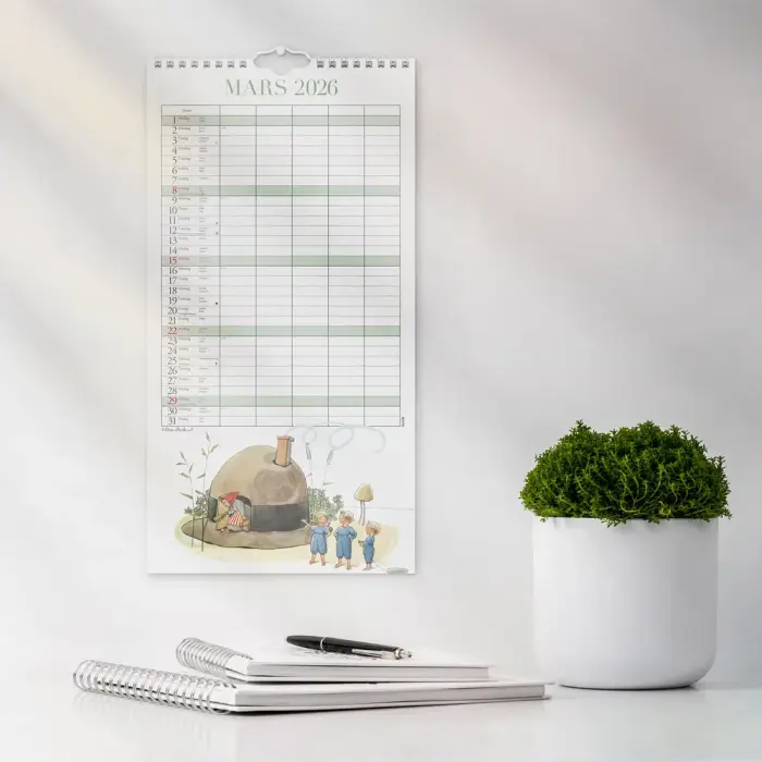 Familjekalender Elsa Beskow 2027