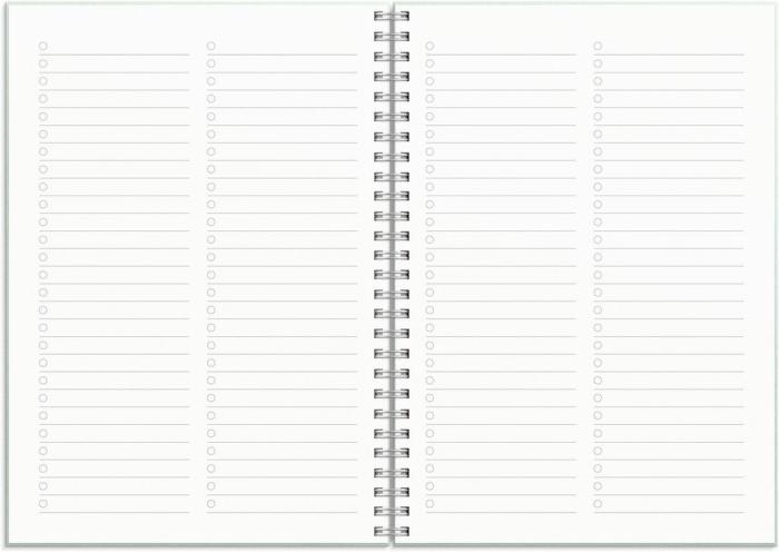 Kalender Senator A5 Textile grön 2024-2025
