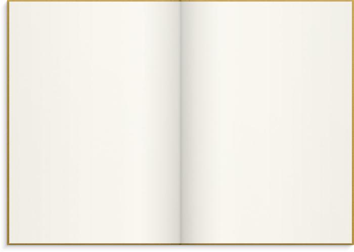 Notebook Textile mustard blank A5 