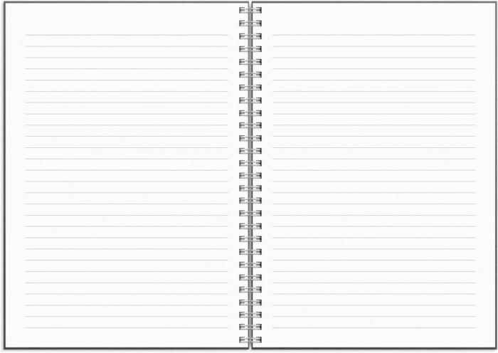 Kalender Senator A5 Textile grå 2024-2025