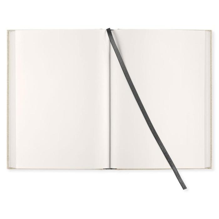 Olinjerad Blank Book A5 256 sidor Rough Linen