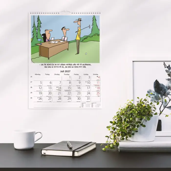 Väggkalender Kontorshumor 2027
