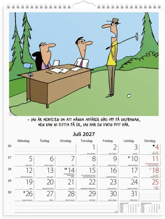 Väggkalender Kontorshumor 2027