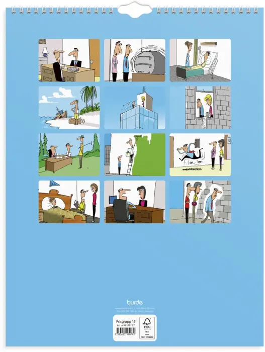 Väggkalender Kontorshumor 2027