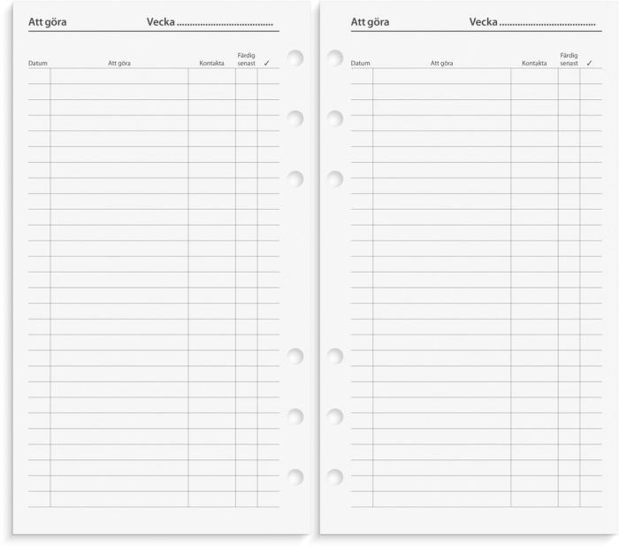 Regent Systemkalender svart konstläder 2023