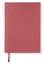 Olinjerad Blank Book A5 - 128 sidor Red Twist