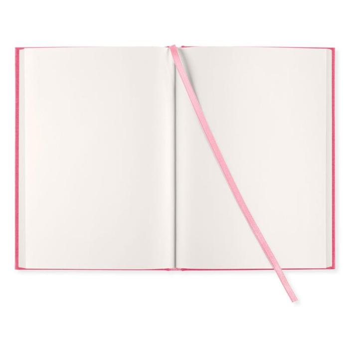 Olinjerad Blank Book A5 - 128 sidor Raspberry Sorbet