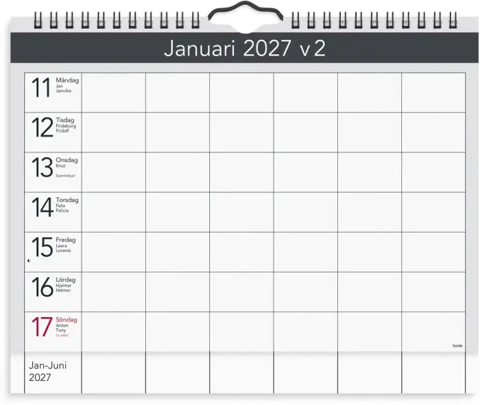 Väggagenda 2027