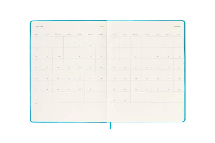Moleskine Veckokalender XL Blå hard 22/23