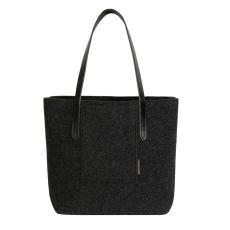 Tote Bag Grande Transparent Black