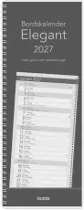 Bordskalender 2027 elegant med spiral