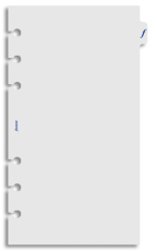 Filofax personal Dag-/veckomarkör