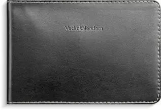 Veckokalendern svart konstl&auml;der 2027