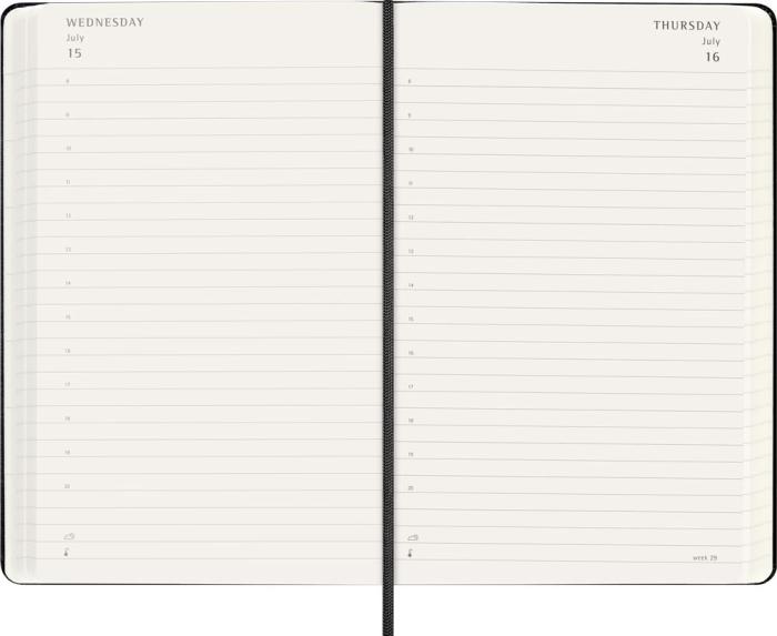 Kalender Moleskine Daily Planner Hard Large 26/27