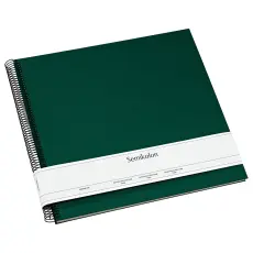 Semikolon Spiral Album Large cream Forest 