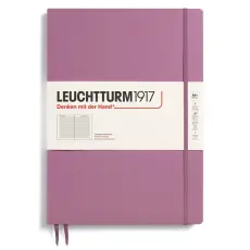 Leuchtturm Notebook A4 Slim Hard 123s Dusty Rose linjerad