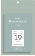 Kalender V&auml;ggpl&aring;n med dagblock Humor 2027