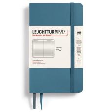 Anteckningsbok Leuchtturm1917 Soft A6 Stone Blue Ruled