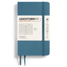 Anteckningsbok Leuchtturm1917 Soft A6 Stone Blue Ruled