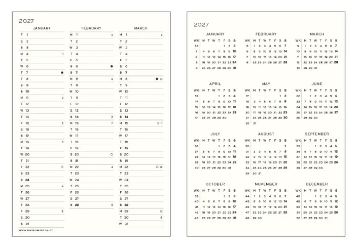 Kalender Leuchtturm Self-stick PLANNER 2027 12m Monthly