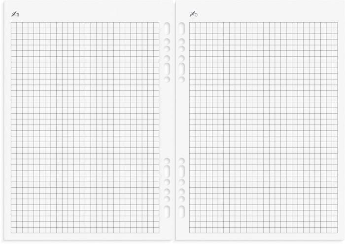 Business Systemkalender svart skinn 2023