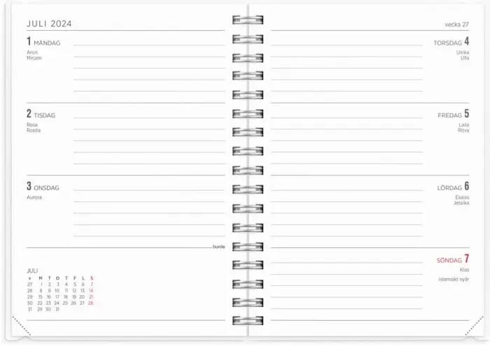 Kalender 4i1 Senator A6 2023-2024