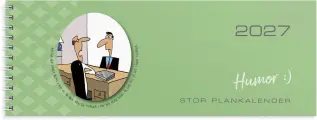 Stor Plankalender Humor 2027