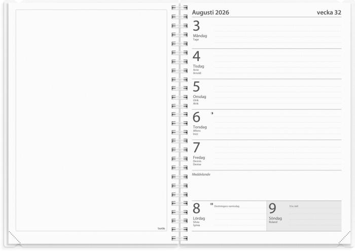 Loggkalendern A5 2026-2027